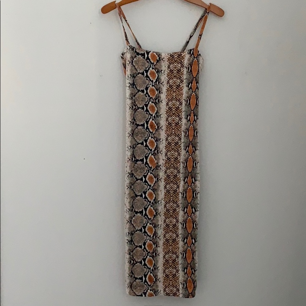 Snake print dress. Never worn.